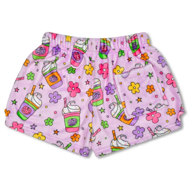 PUMPKIN LATTE PLUSH SHORTS