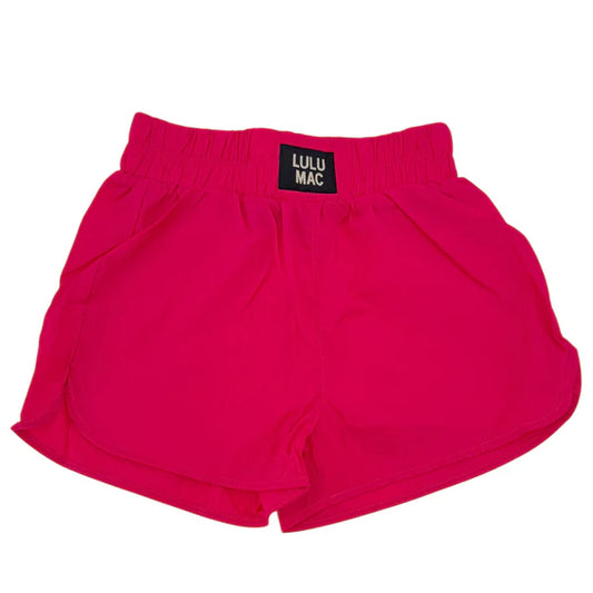 YOUTH LULU MAC SHORTS - HOT PINK