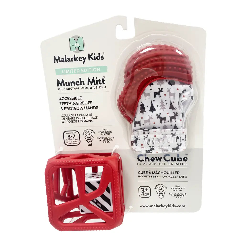 HOLIDAY MUNCH MITT GIFT PACK - RED