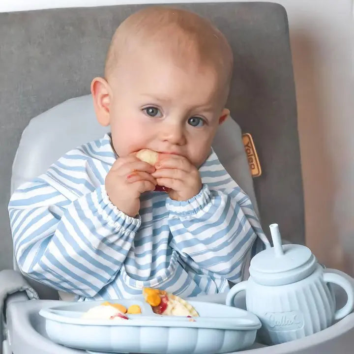THE GRAYSON LONG SLEEVE BIB - BRUSH STRIPES - ASSORTED COLORS