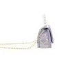 MERMAID TAIL PEARL HANDLE BAG - PURPLE