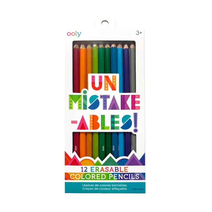 UN-MISTAKE-ABLES! ERASABLE COLORED PENCILS