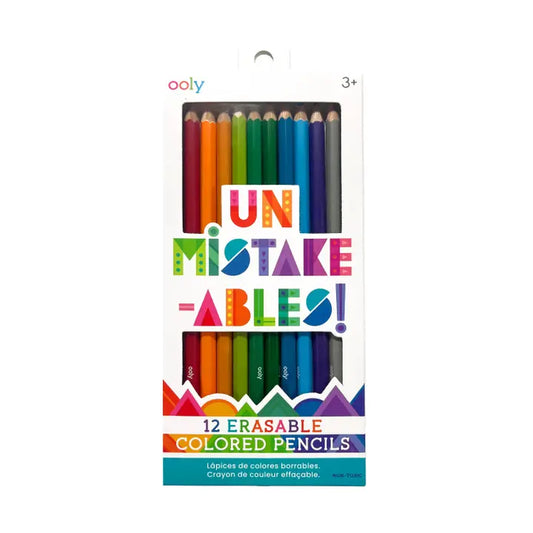 UN-MISTAKE-ABLES! ERASABLE COLORED PENCILS