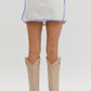 HIGH WAISTED SKORT - OFF WHITE