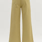 HIGH WAISTED WIDE LEG PANTS - LT OLIVE