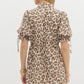 LEOPARD PRINT MINI DRESS
