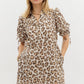 LEOPARD PRINT MINI DRESS