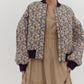 FLORAL JACKET - BLACK