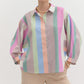 STRIPED BUTTON DOWN - PASTEL