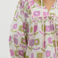 FLORAL TOP - CREAM