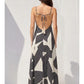 OPEN BACK MAXI DRESS - BLACK