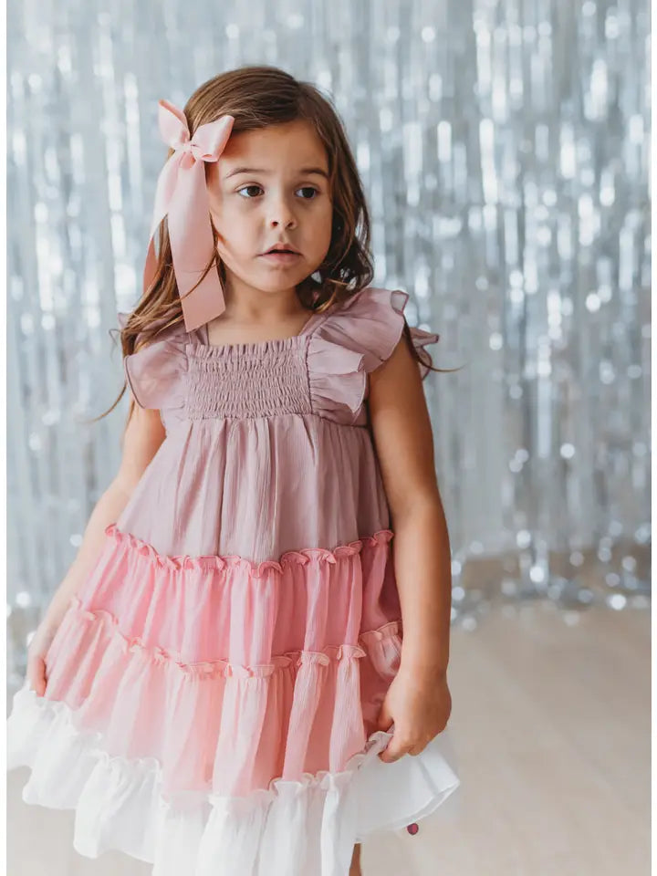 BRIELLE SHIMMER DRESS - AMOUR