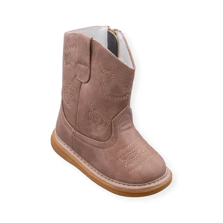 WESTERN BOOT - BEIGE