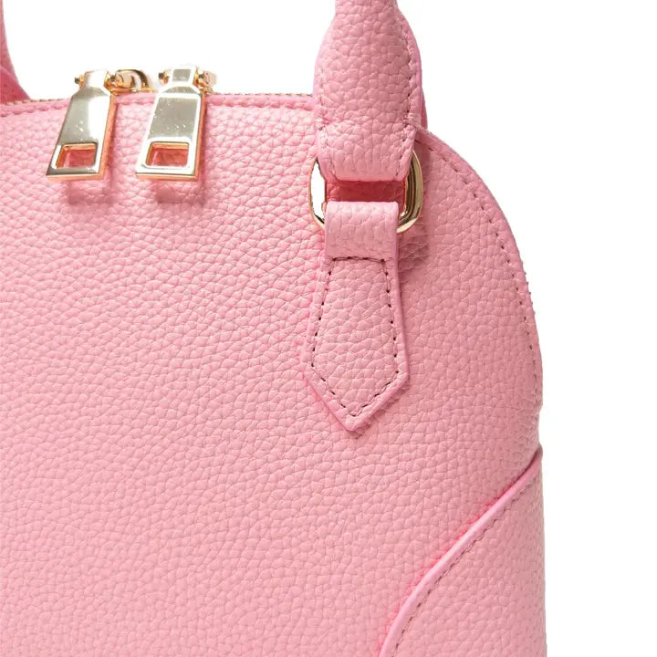 CHARLOTTE PURSE W/ HEART CHARM - BUBBLEGUM