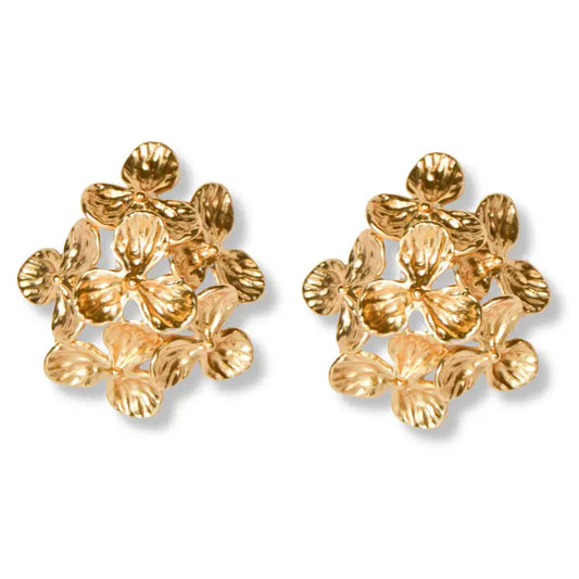 EVA FLORAL STUD EARRINGS