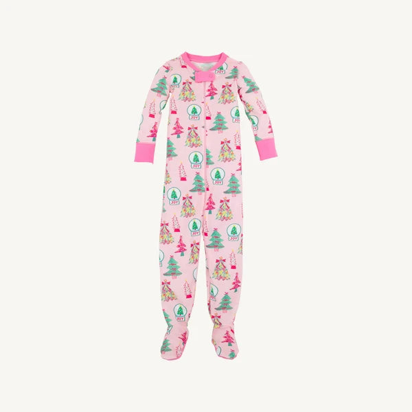 FALLON FOOTIE PAJAMAS - CHRISTMAS COLORING CONTEST/WINTER PARK PINK