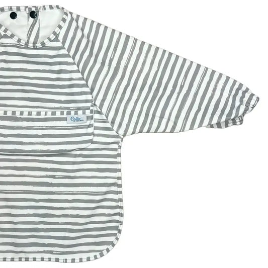 THE GRAYSON LONG SLEEVE BIB - BRUSH STRIPES - ASSORTED COLORS