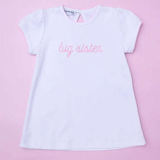 BIG SISTER EMBROIDERED T-SHIRT