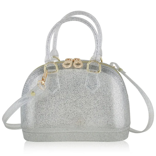 CATE PURSE - SILVER SPARKLE
