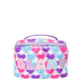 GLAM HEART PRINTED PLUSH GLAM BAG