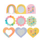 GLITZY GEMS STICK-ON EARRINGS -ASSORTED