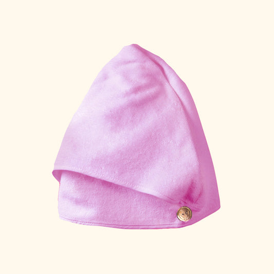 PINK TOWEL HAIR WRAP