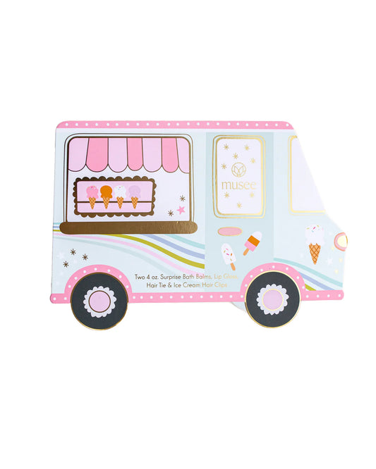ICE CREAM TRUCK BATH BALM & ACCESSORY SET