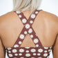 WOMEN'S BASIC BIKINI - WARM BROWN FLORAL