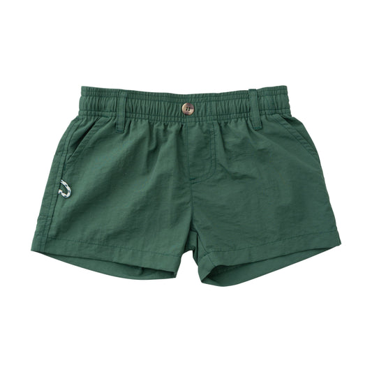 BOYS OUTRIGGER PERFORMANCE SHORT - SMOKE PINE