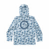 KID'S PRO PERFORMANCE HOODIE T-SHIRT - BLUE BREAK POINT CAMO