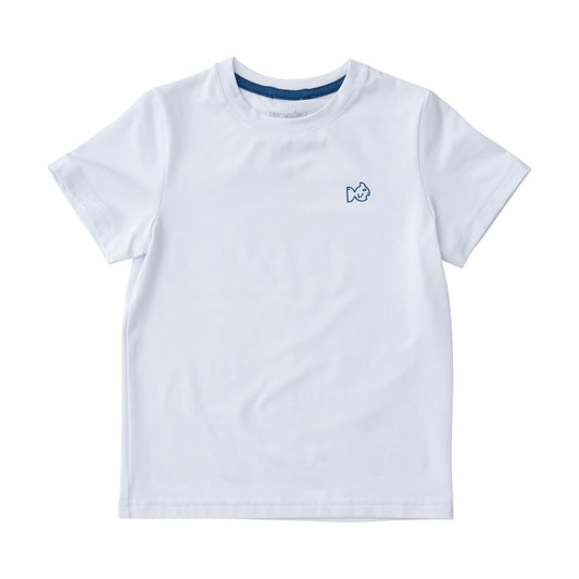 KIDS' PRFO PERFORMANCE SS FISHING SHIRT - WHITE CATCH