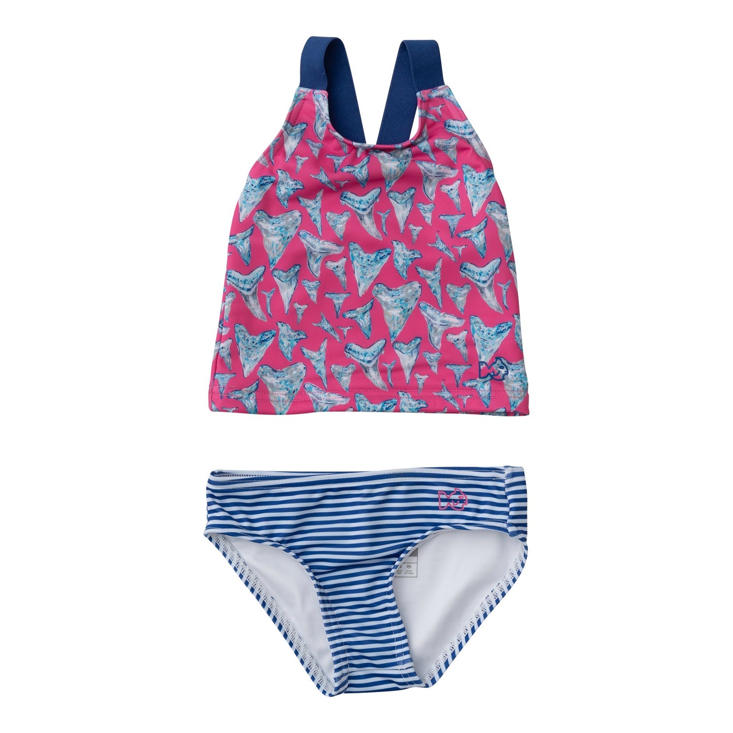 TOURNAMENT TIME TANKINI - CHEEKY PINK SHARKS TOOTH