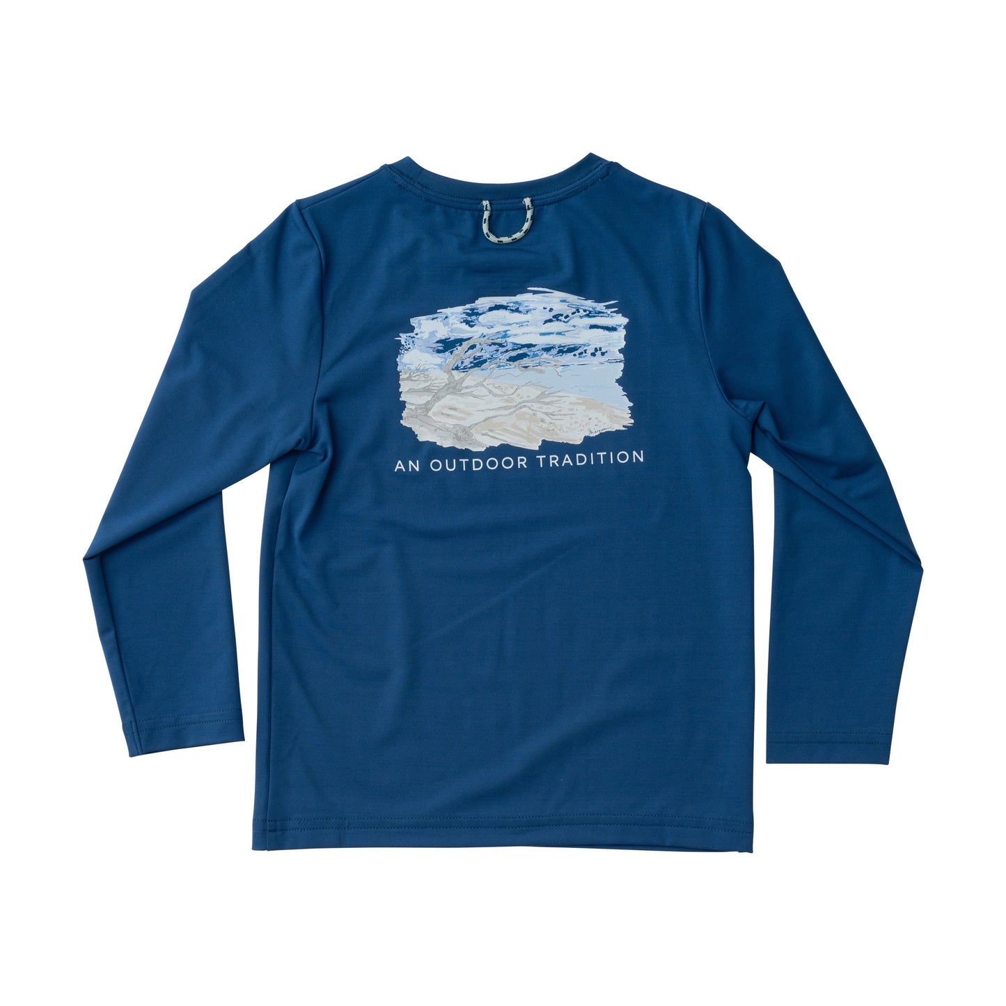KIDS PRO PERFORMANCE LS FISHING SHIRT - SET SAIL