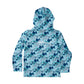 KIDS PRO PERFORMANCE HOODIE FISHING T SHIRT - BLUE CAMO