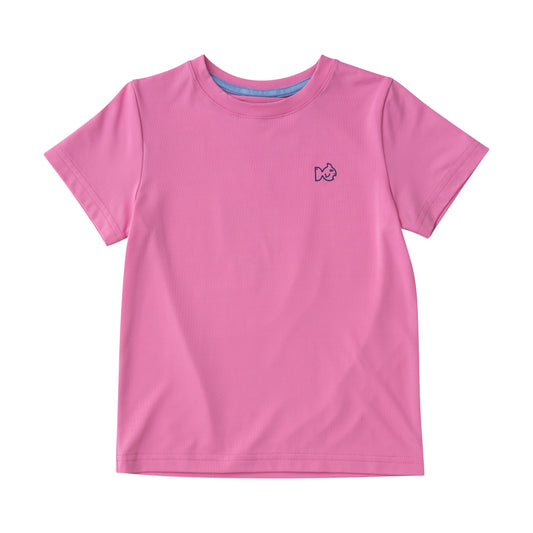 GIRL'S PRO PERFORMANCE SS FISHING SHIRT - FUCHSIA PINK