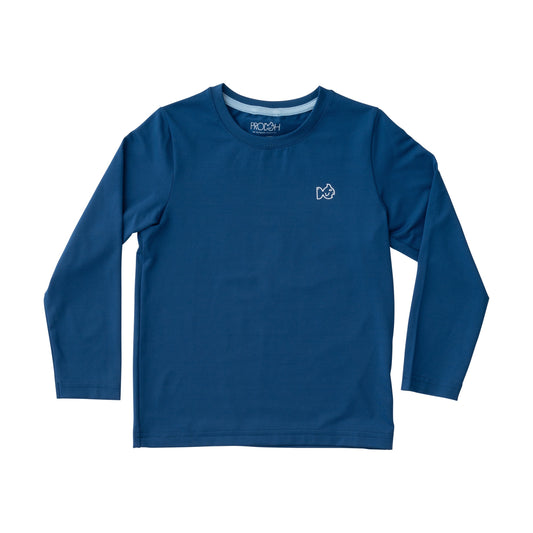 KIDS PRO PERFORMANCE LS FISHING SHIRT - SET SAIL