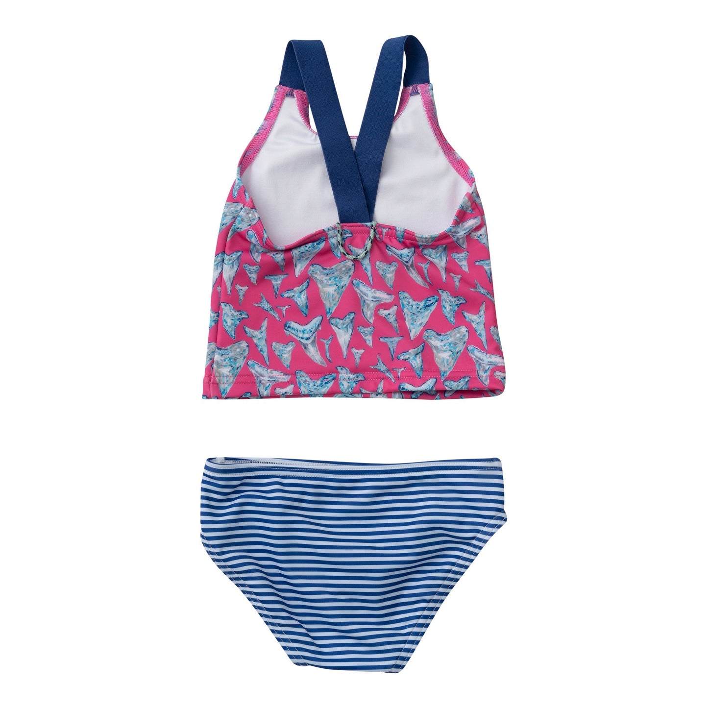 TOURNAMENT TIME TANKINI - CHEEKY PINK SHARKS TOOTH