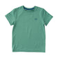KIDS PRO PERFORMANCE SS FISHING SHIRT - GREEN SPRUCE