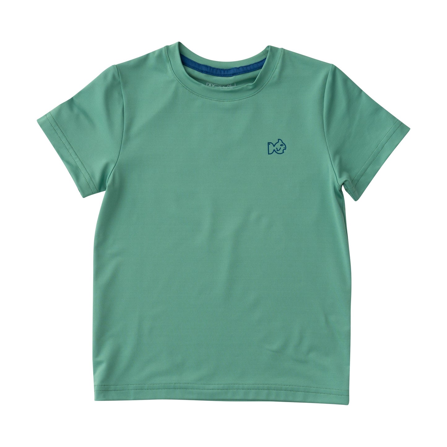 KIDS PRO PERFORMANCE SS FISHING SHIRT - GREEN SPRUCE