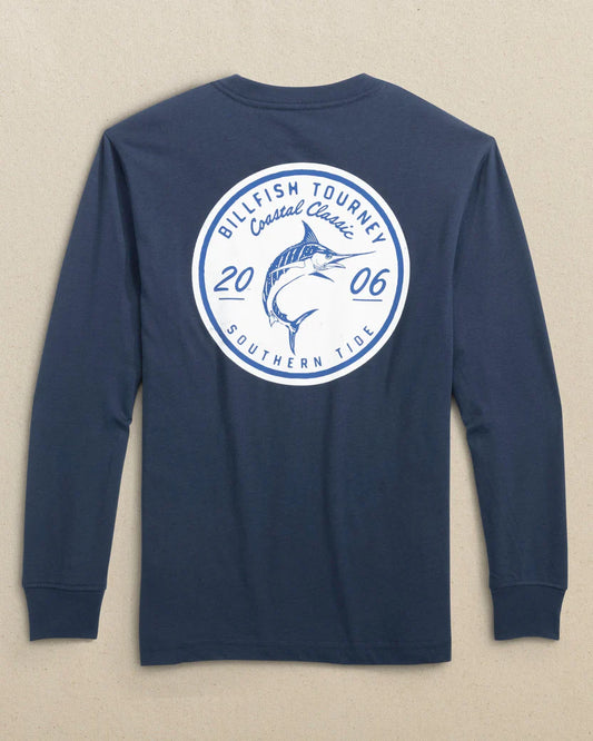 BOYS BILLFISH TOURNEY LS T-SHIRT - DRESS BLUE