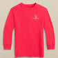 BOYS COZY FIREPLACE TEE - CRAB RED