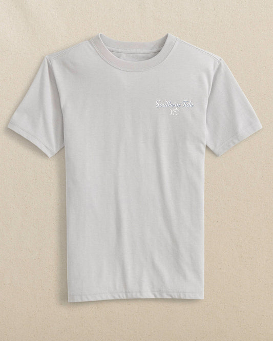 YOUTH LIFEGUARD ON DUTY SS T-SHIRT- PLATINUM GREY