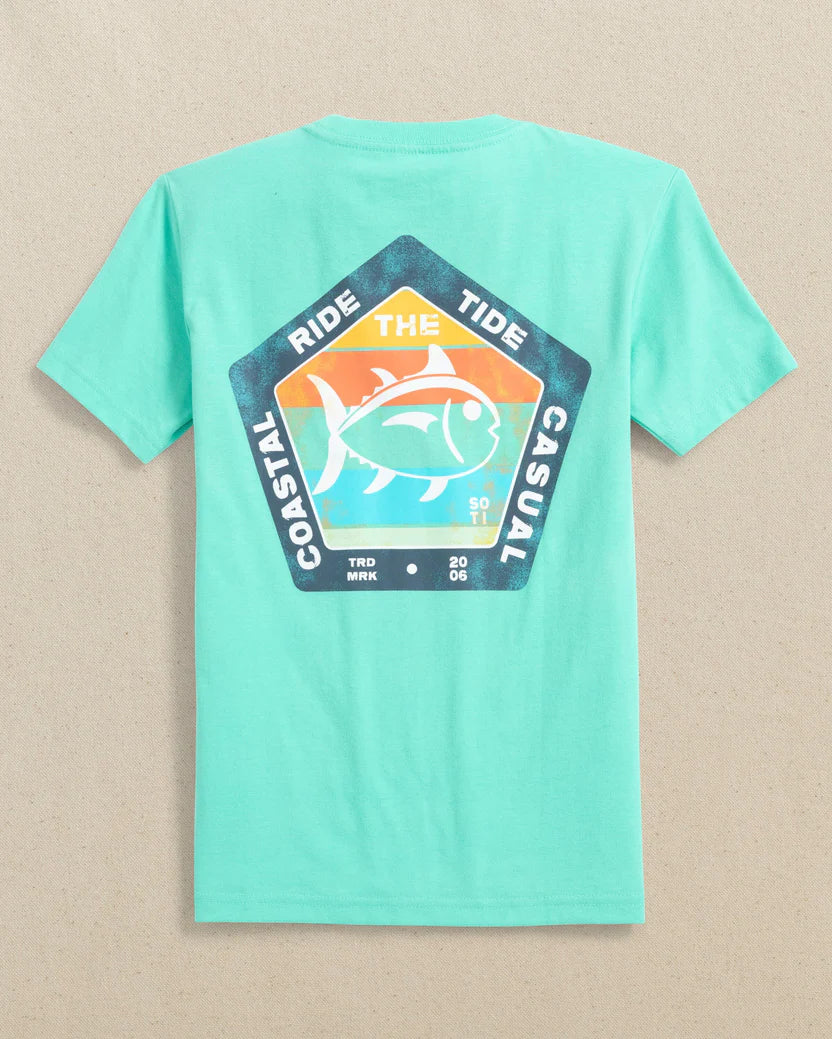 YOUTH RIDE THE TIDE SHORT SLEEVE T-SHIRT - MINT