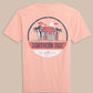 SHACK CIRCLE T SHIRT - APRICOT BLUSH CORAL