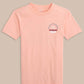 SHACK CIRCLE T SHIRT - APRICOT BLUSH CORAL