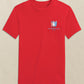 KIDS SKIPJACK FILL FIREWORK SS T-SHIRT - CHANNEL MARKER RED
