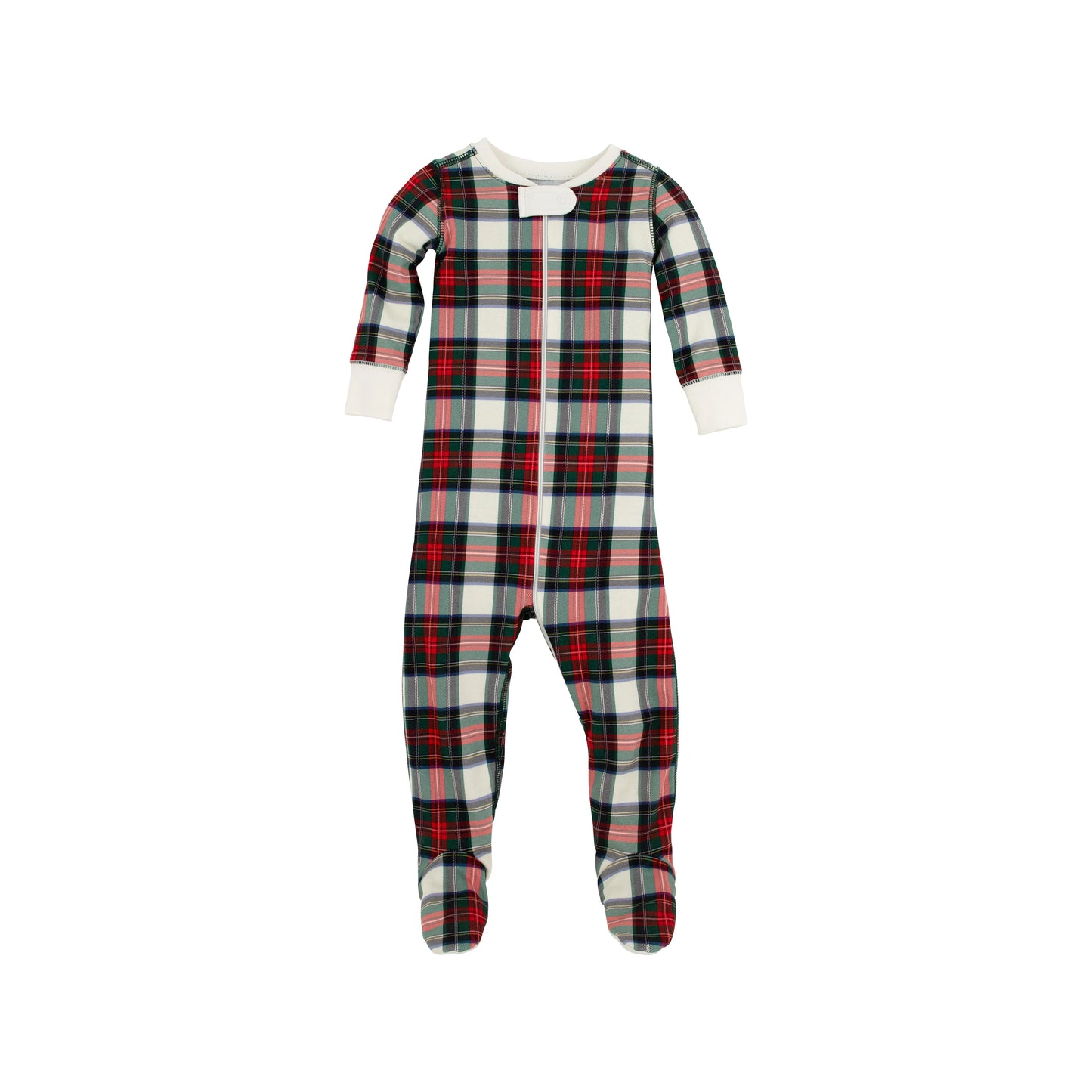 KNOX'S NIGHT NIGHT FOOTIE - AIKEN PLACE PLAID/PALMETTO PEARL