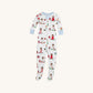 KNOX'S NIGHT NIGHT FOOTED - HOLIDAY PATIENCE AND PRAYERSBUCKHEAD BLUE