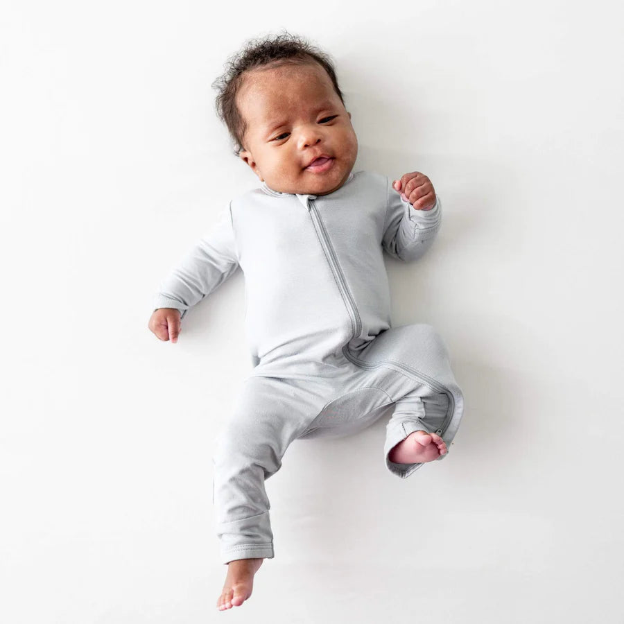 ZIPPERED ROMPER - STORM