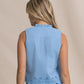 LARISA EYELET TANK - OCEAN CHANNEL